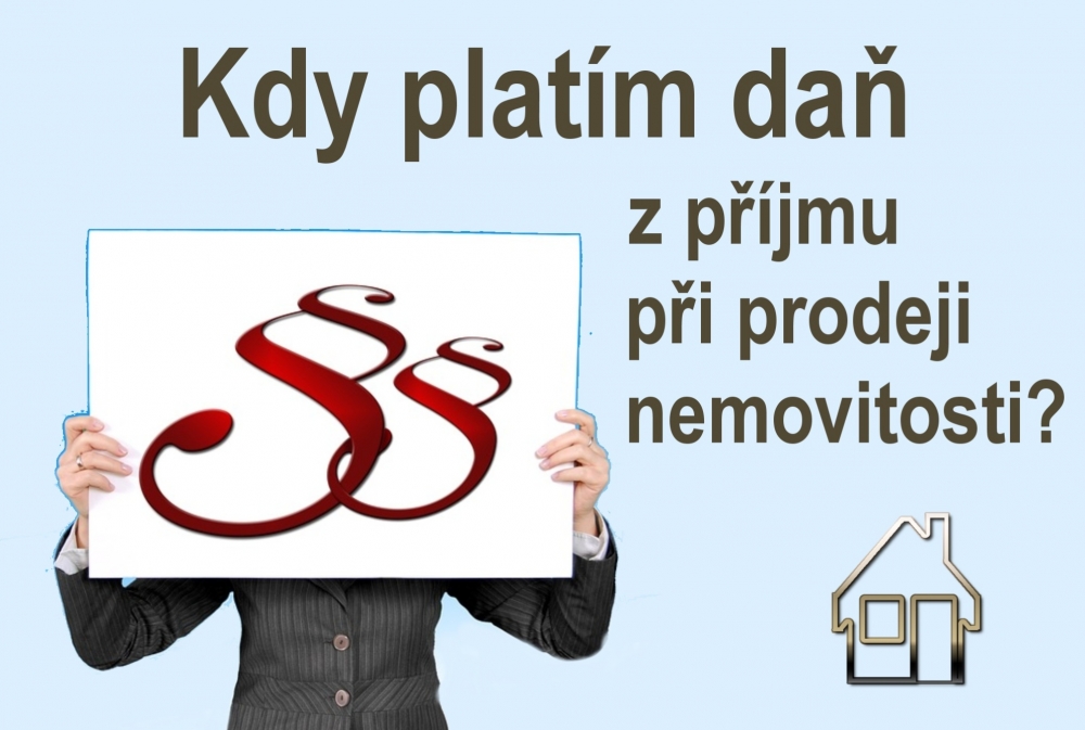 Kdy platím daň z příjmu při prodeji nemovitosti?